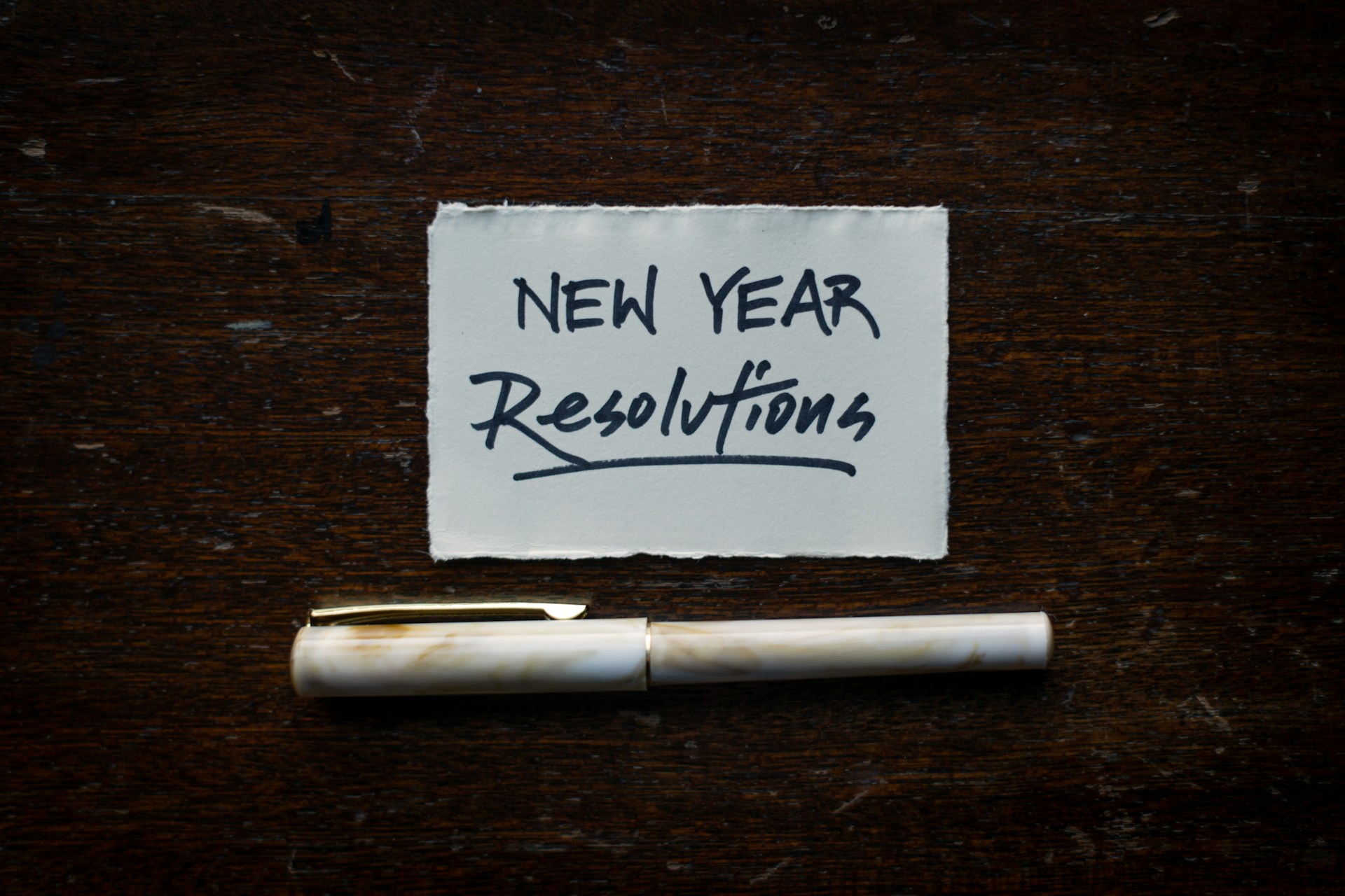 New Years resolutions